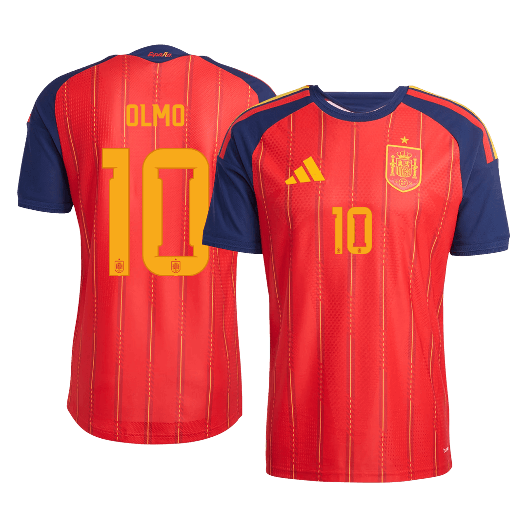 Maglia Gara Spagna Casa OLMO #10 Uomo Mondiali 2026
