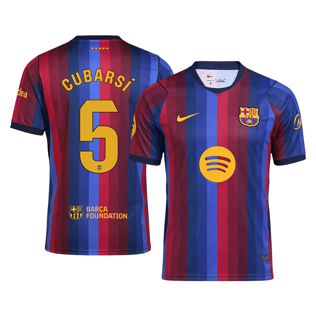 Maglia Replica Barcelona Casa CUBARSÍ #5 Uomo 2026/27