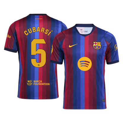 Maglia Replica Barcelona Casa CUBARSÍ #5 Uomo 2026/27