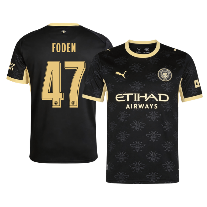 Maglia Replica Manchester City Trasferta FODEN #47 Uomo 2026/27 - UCL