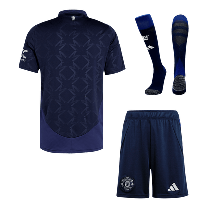 Kit Completo Manchester United Trasferta Uomo 2024/25 - 3 Pezzi
