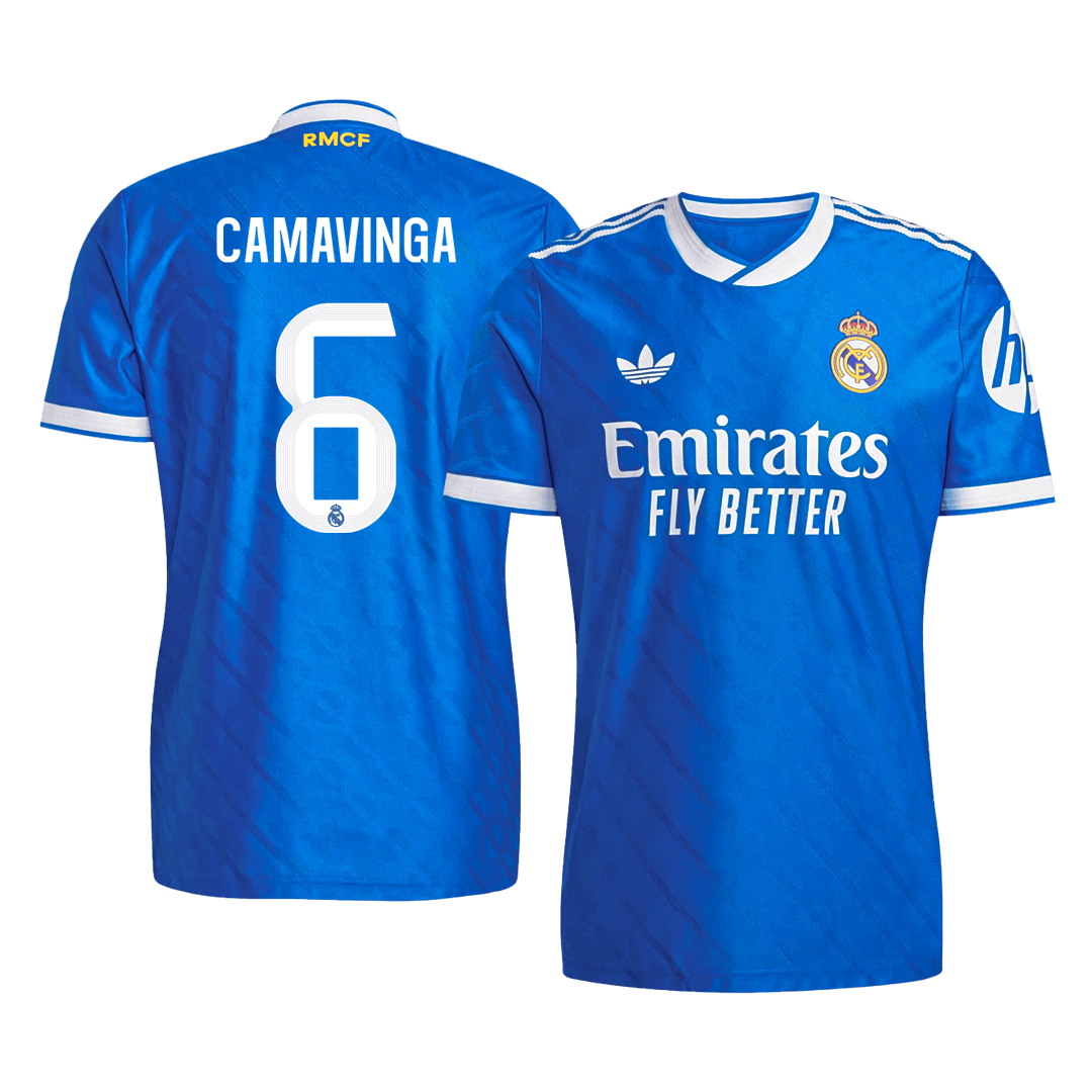 Maglia Gara Real Madrid Terza CAMAVINGA #6 Uomo 2025/26