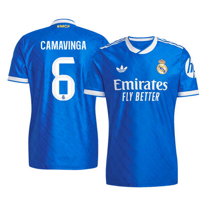 Maglia Gara Real Madrid Terza CAMAVINGA #6 Uomo 2025/26