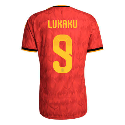Maglia Gara Belgio Casa LUKAKU #9 Uomo Mondiali 2026
