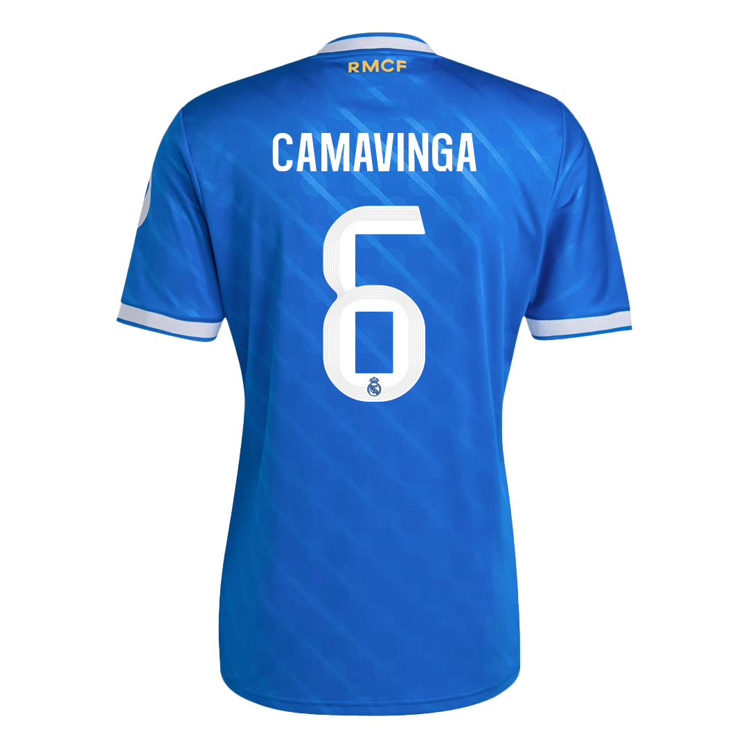 Maglia Replica Real Madrid Terza CAMAVINGA #6 Uomo 2025/26
