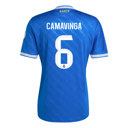 Maglia Replica Real Madrid Terza CAMAVINGA #6 Uomo 2025/26