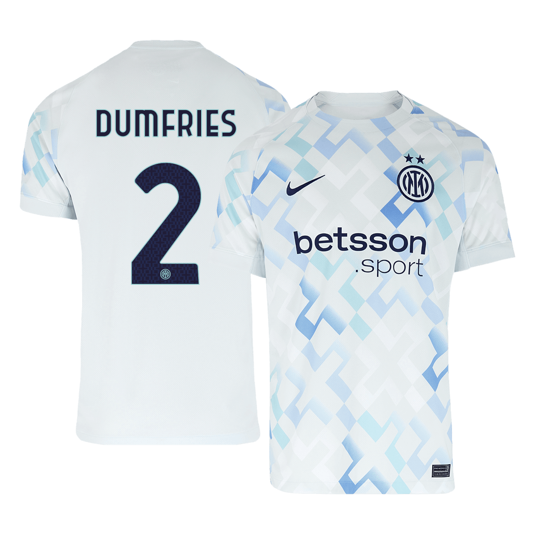 Maglia Replica Inter Milan Trasferta DUMFRIES #2 Uomo 2025/26