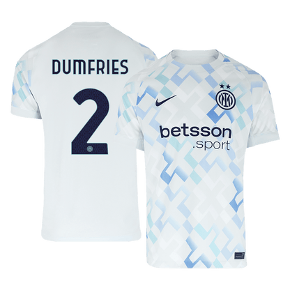 Maglia Replica Inter Milan Trasferta DUMFRIES #2 Uomo 2025/26