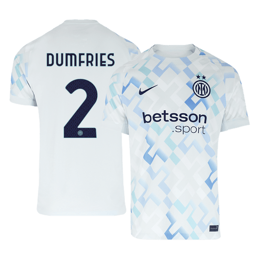 Maglia Replica Inter Milan Trasferta DUMFRIES #2 Uomo 2025/26