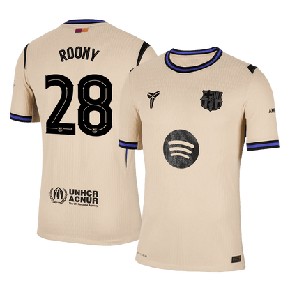 Maglia Gara Barcelona Trasferta ROONY #28 Uomo 2025/26