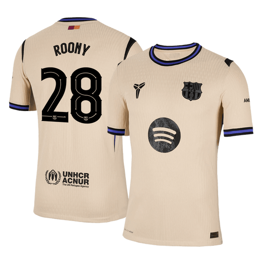 Maglia Gara Barcelona Trasferta ROONY #28 Uomo 2025/26