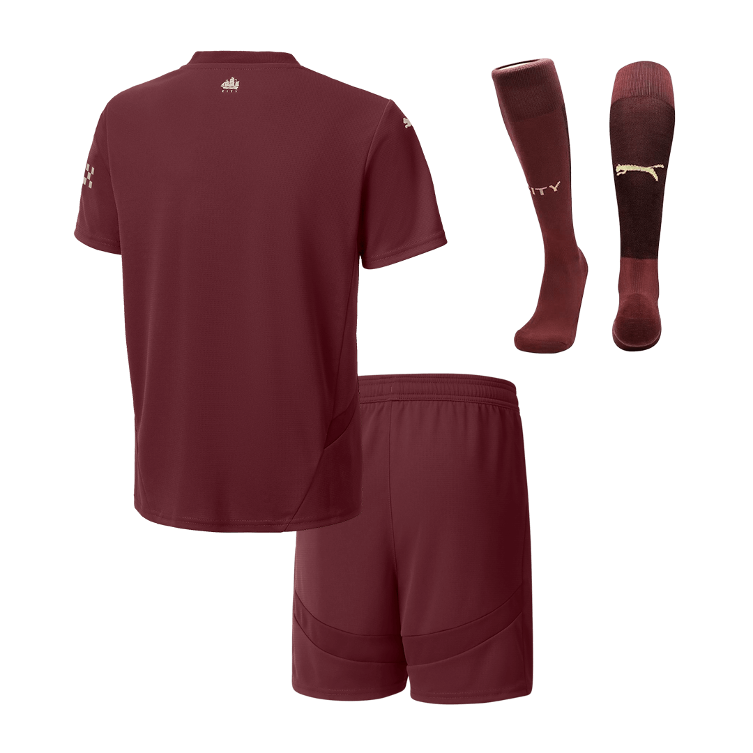 Completo Bambino Manchester City Terza 2024/25 - 3 Pezzi
