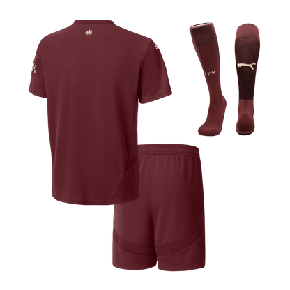 Completo Bambino Manchester City Terza 2024/25 - 3 Pezzi