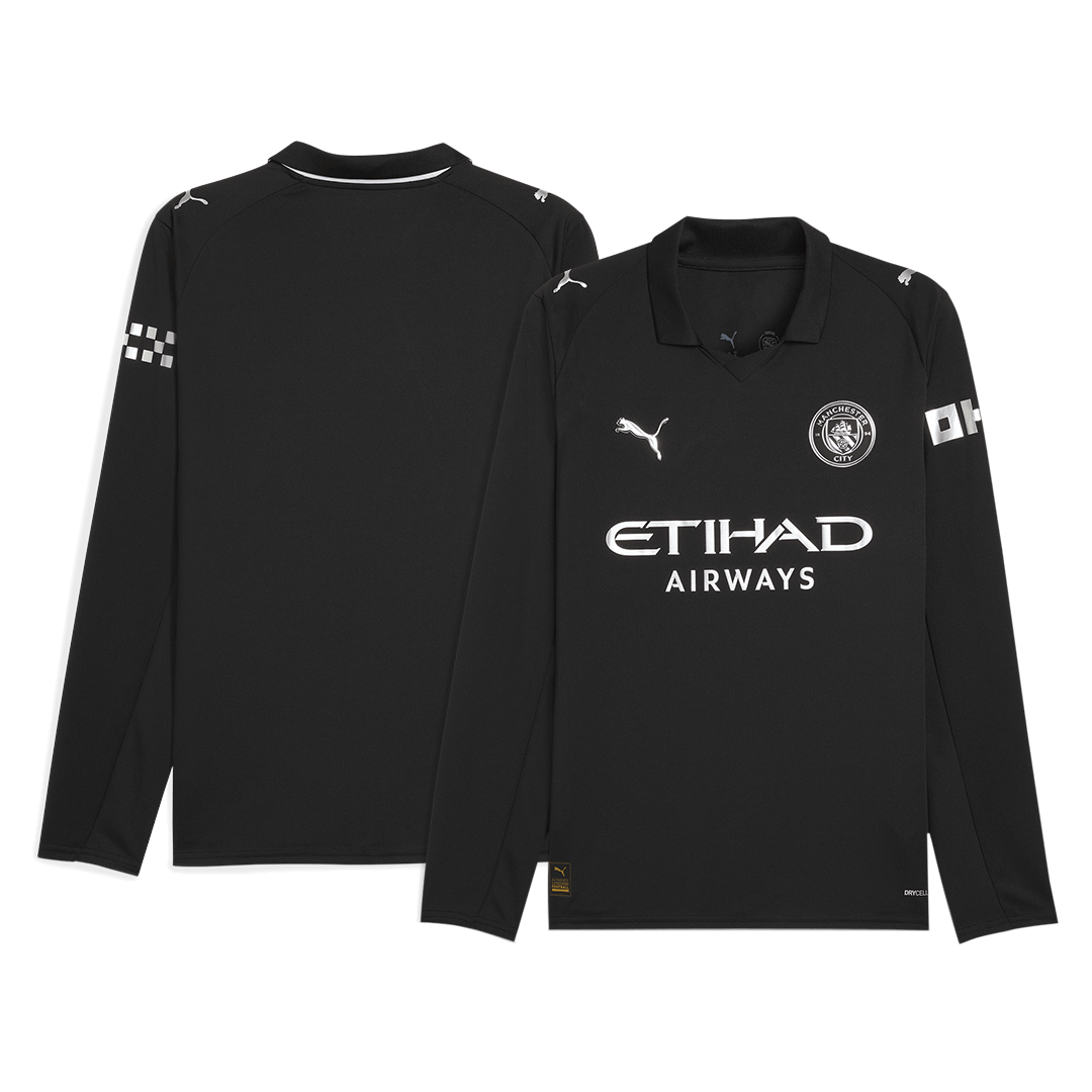 Maglia Replica Manchester City Trasferta Uomo 2025/26 - Manica Lunga