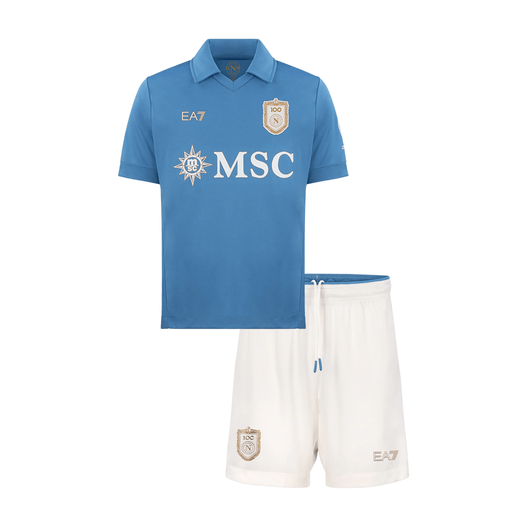 Base Kit Bambino Napoli Casa 2026/27 - 2 Pezzi
