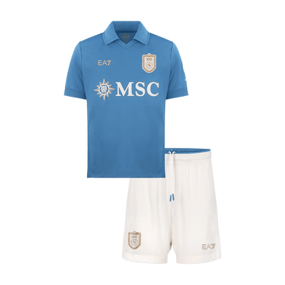 Base Kit Bambino Napoli Casa 2026/27 - 2 Pezzi