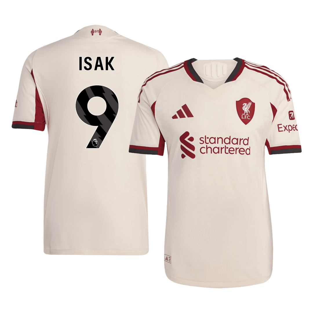 Maglia Gara Liverpool Trasferta ISAK ##9 Uomo 2025/26