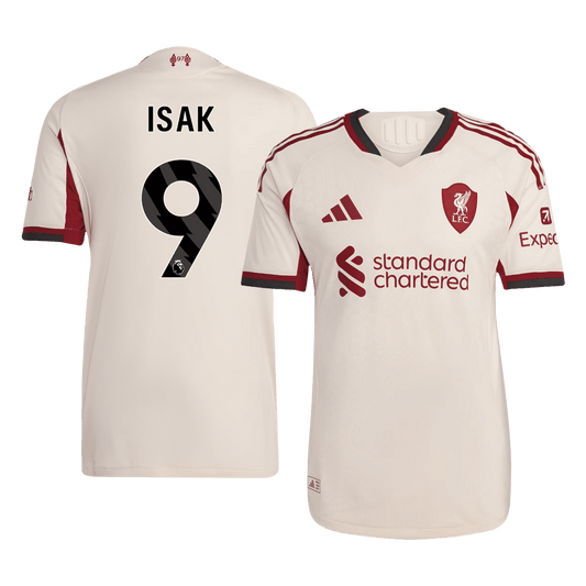 Maglia Gara Liverpool Trasferta ISAK ##9 Uomo 2025/26