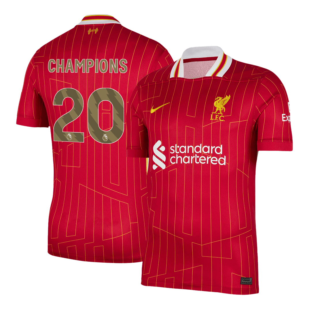 Maglia Replica Liverpool CHAMPIONS #20 Casa Uomo 2024/25