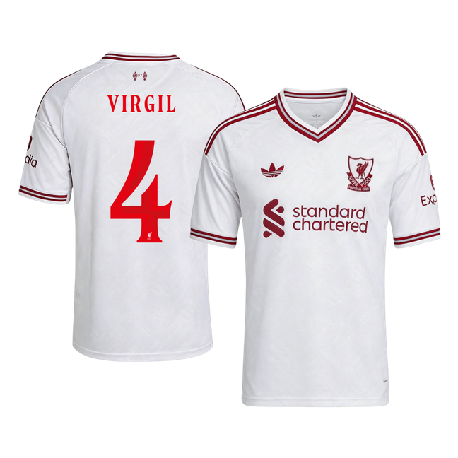 Maglia Replica Liverpool Trasferta VIRGIL #4 Uomo 2026/27 - UCL