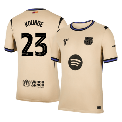 Maglia Replica Barcelona Trasferta KOUNDE #23 Uomo 2025/26