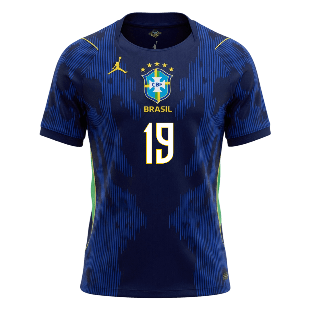 Maglia Replica Brasile Trasferta ENDRICK #19 Uomo Mondiali 2026