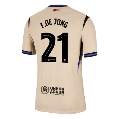Maglia Gara Barcelona Trasferta F.DE JONG #21 Uomo 2025/26