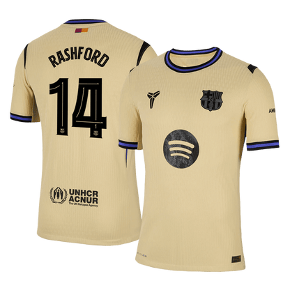 Maglia Gara Barcelona Trasferta RASHFORD #14 Uomo 2025/26 - UCL