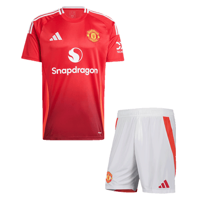 Completo Base Manchester United Casa Uomo 2024/25 - 2 Pezzi
