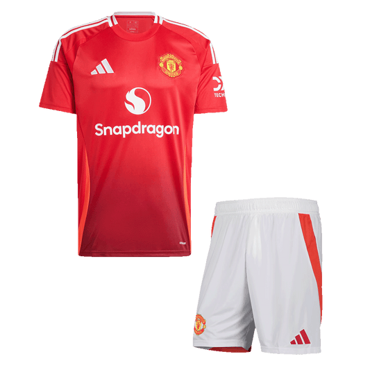 Completo Base Manchester United Casa Uomo 2024/25 - 2 Pezzi